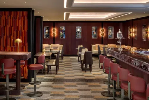 Interior of the Bebop Bar at the historic Alcron in Prague